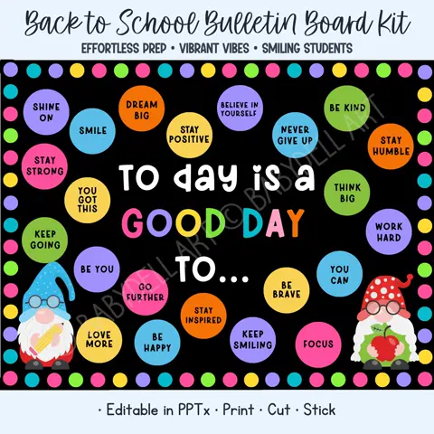 Positive Classroom printable classroom decor collection