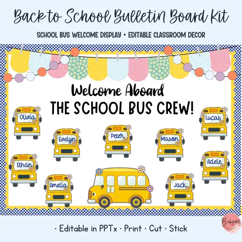 How to Print, Prepare, and Reuse Back-to-School Classroom Decor