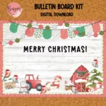 Christmas Classroom Decor for Winter and January Displays Festive Farm-Themed