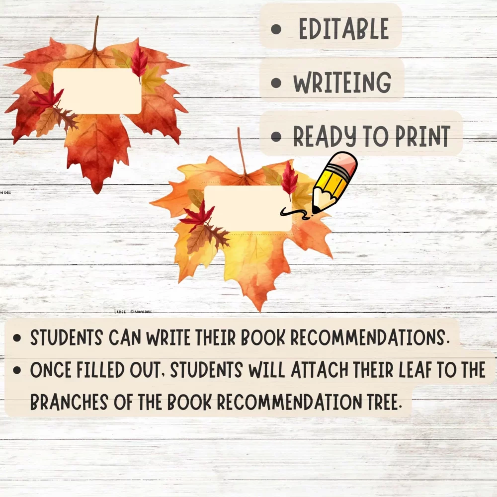Fall-themed bulletin board kit featuring colorful autumn decorations and reading elements.