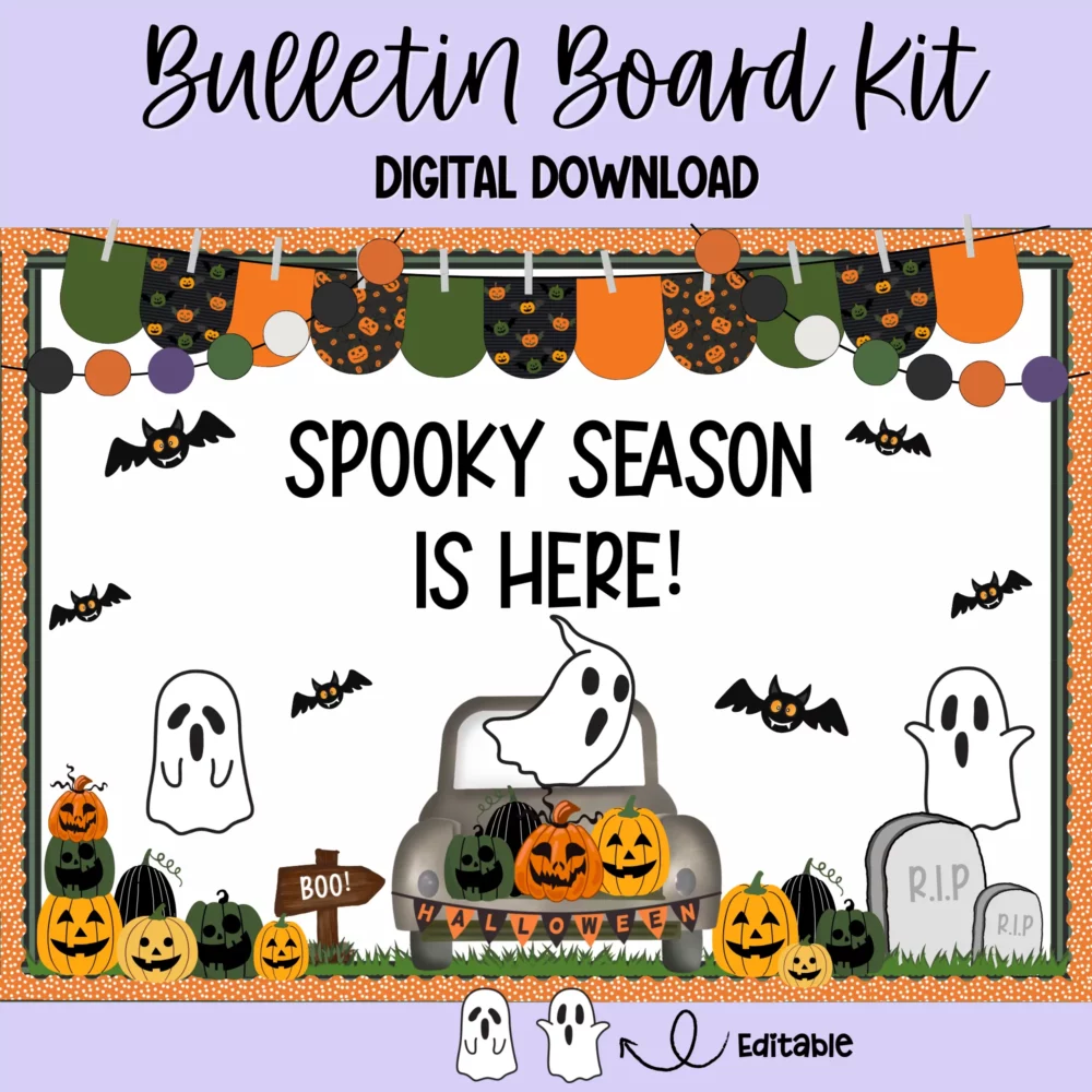 Hocus Pocus Inspired Halloween Bulletin Board and Door Decor Kit