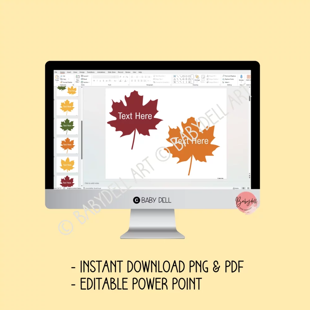 Colorful printable autumn sweater bulletin board kit for fall decor