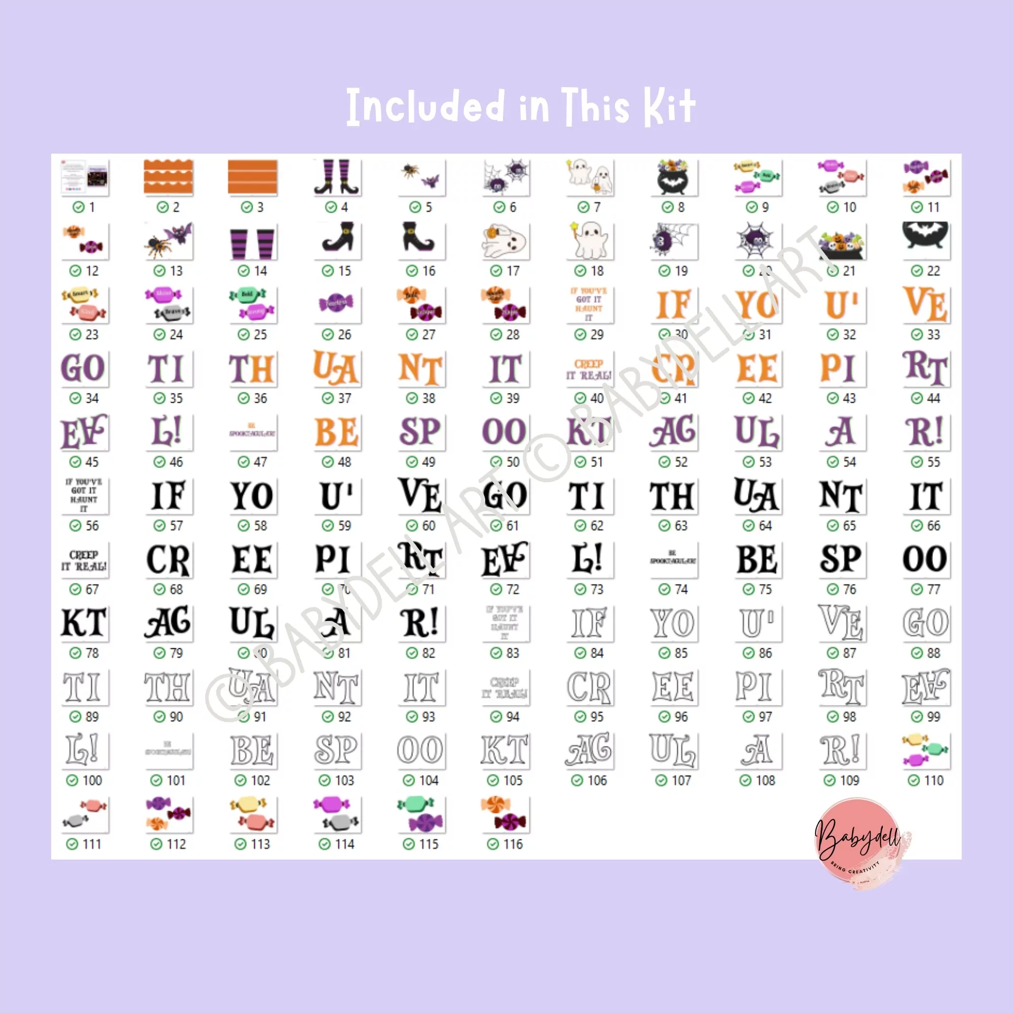 Halloween bulletin board kit featuring cute designs and positive affirmations for classroom use.