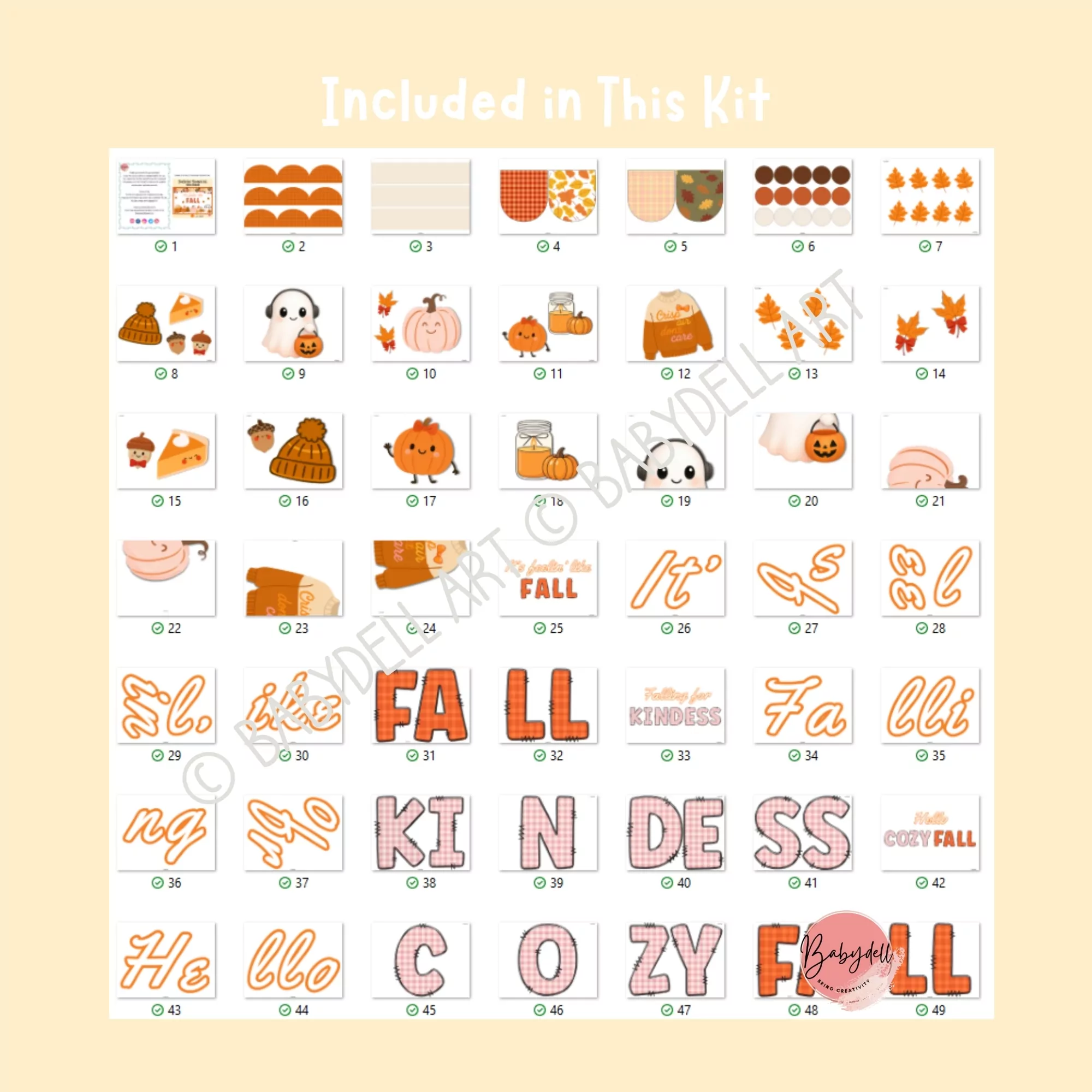 "Editable bulletin board display for fall kindness in a classroom setting"