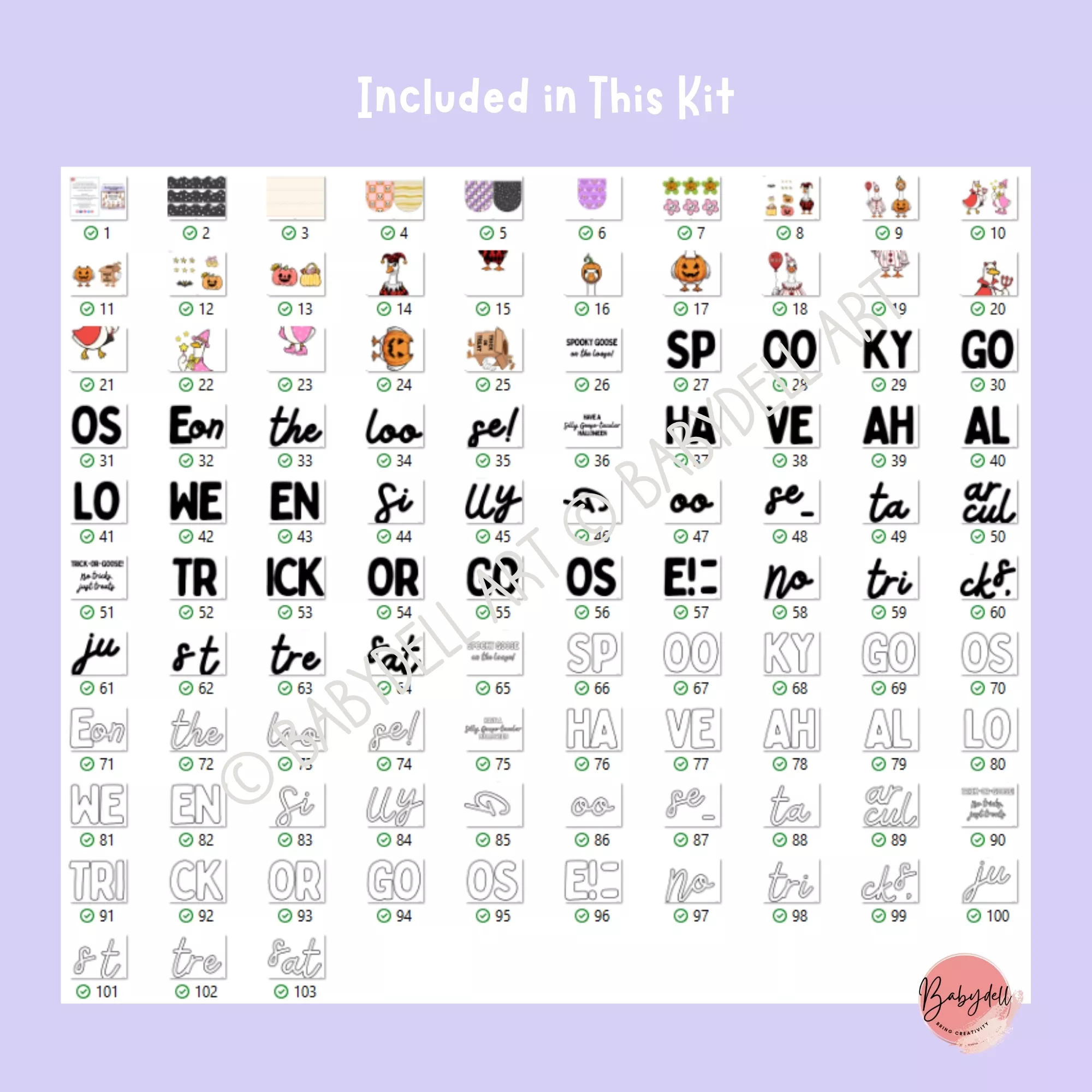 Colorful Halloween bulletin board kit featuring playful ghost and pumpkin designs.