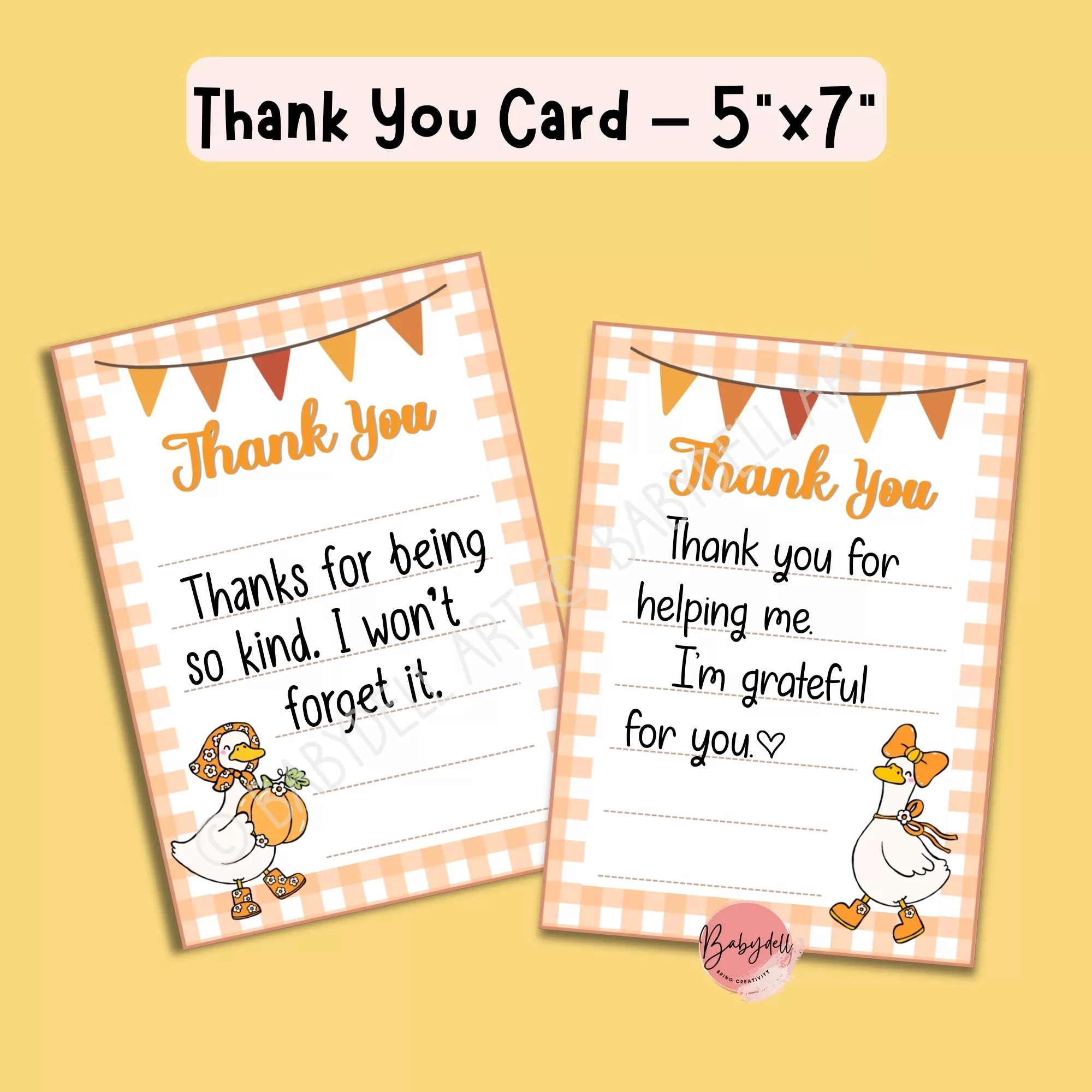 Colorful fall-themed bulletin board kit featuring a thankful goose and autumn leaves.